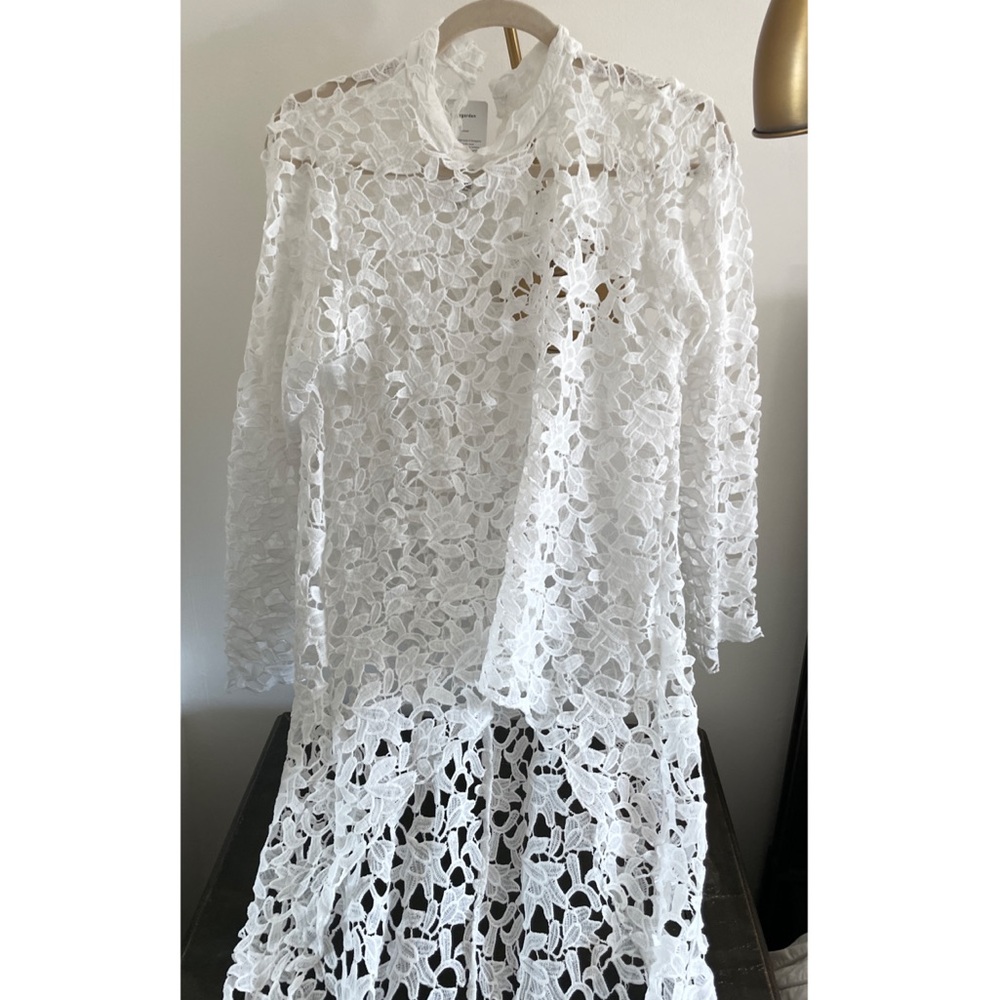 Lace Blouse Hi Low Blouse NWT